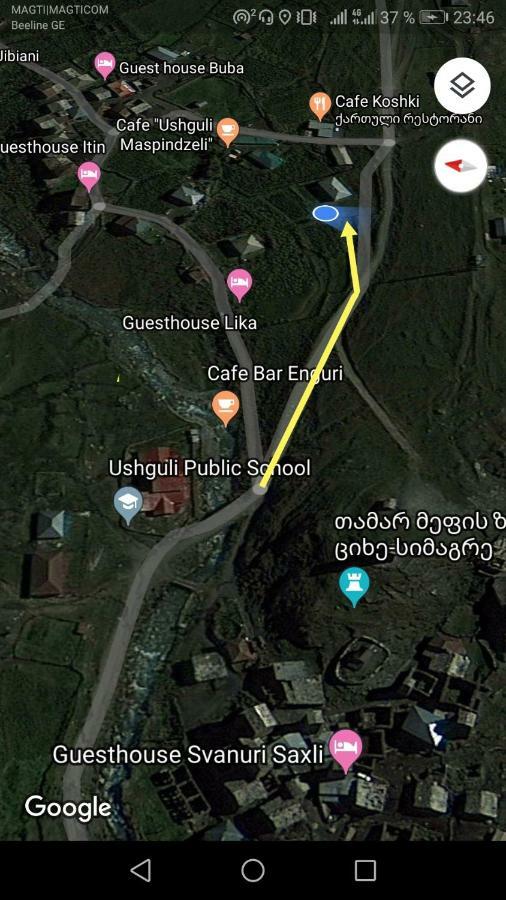 Guesthouse Svanuri Sakhli Ushguli Bagian luar foto